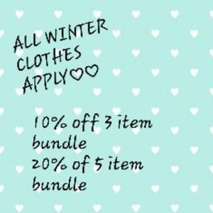 Winter Clothing Sale